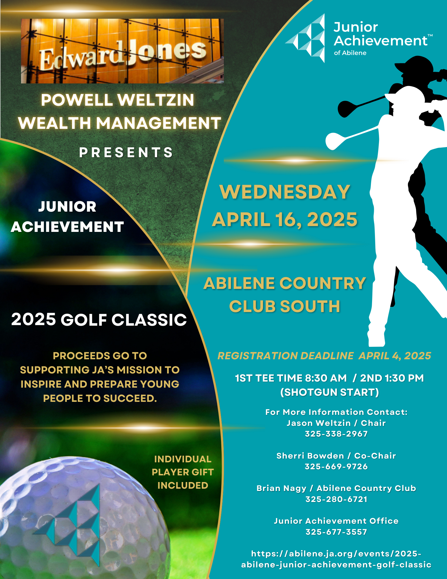 2025 Abilene Junior Achievement Golf Classic